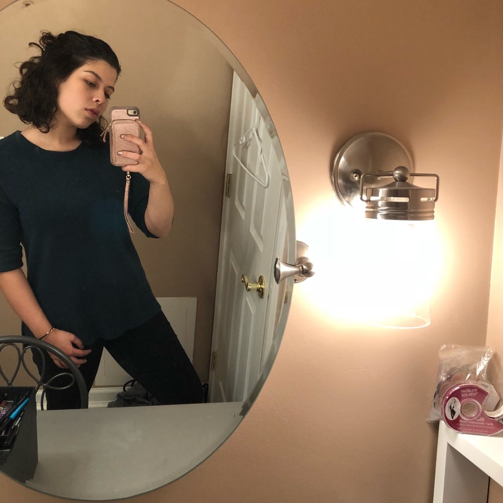Teal Forever 21 Sweater